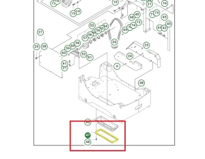 Uchwyt montażowy do zagęszczarki Husqvarna LG 504 