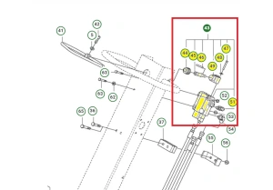Oryginalny zawór hydrauliczny zagęszczarki Husqvarna LG 504