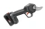 Sekator Aspire PS30X-P4A Husqvarna w kolorze czarnym i szarym, z ergonomicznym uchwytem. Kąt ujęcia: z boku, ukazujący detal ostrza. Widoczne logo Husqvarna na obudowie, akumulator z przodu. Produkt w pozycji stojącej, na jednolitym tle.