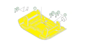 Płyta dolna zagęszczarki Husqvarna LG 400