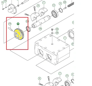 Przekładnia do zagęszczarki Husqvarna LG 400  