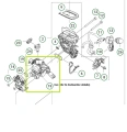 Schemat montażu gaźnik pilarki Husqvarna 565.