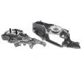 Zdjęcie przedstawia skrzynię korbową do pilarki 545Mark II/550 XP Mark II. Wykonana ze stopu metali wysokiej jakości. Oryginalna część producenta maszyn Husqvarna. Skrzynia jest koloru srebrnego.
