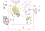 Uchwyt filtra powietrza Husqvarna 560XP MARK II