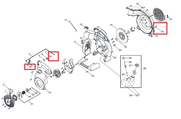 Śruba do kosy Husqvarna 128R, metalowa, o szarej barwie z gwintem. Wykonana z materiału odpornego na korozję, z wyraźnym napisem na główce. Widok z boku, ukazujący szczegóły konstrukcji. Brak dodatkowych akcesoriów.