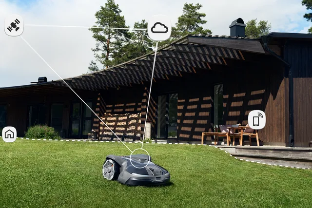 instalacja bezprzewodowa epos robota koszącego automower husqvarna