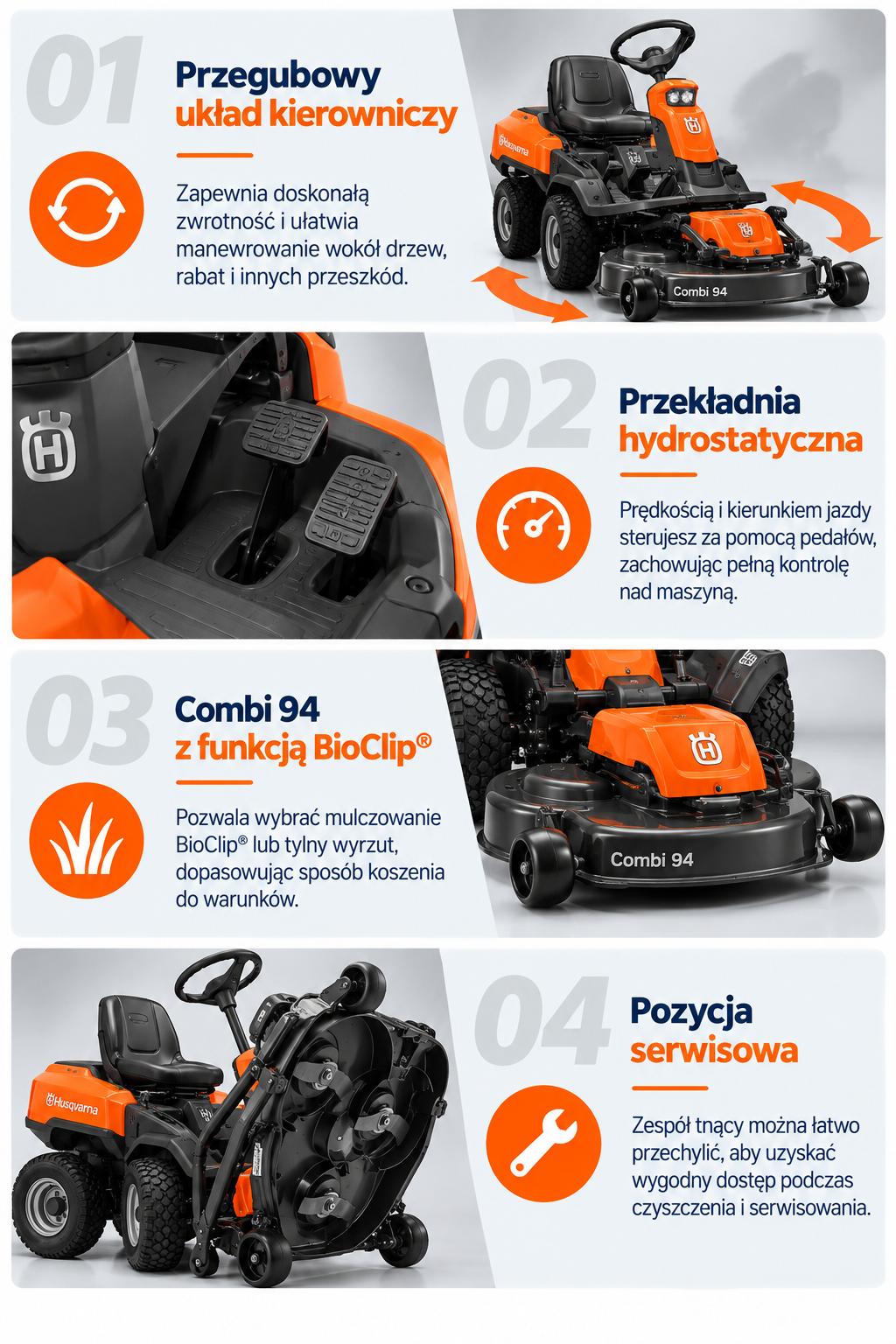 specyfikacja R214C husqvarna