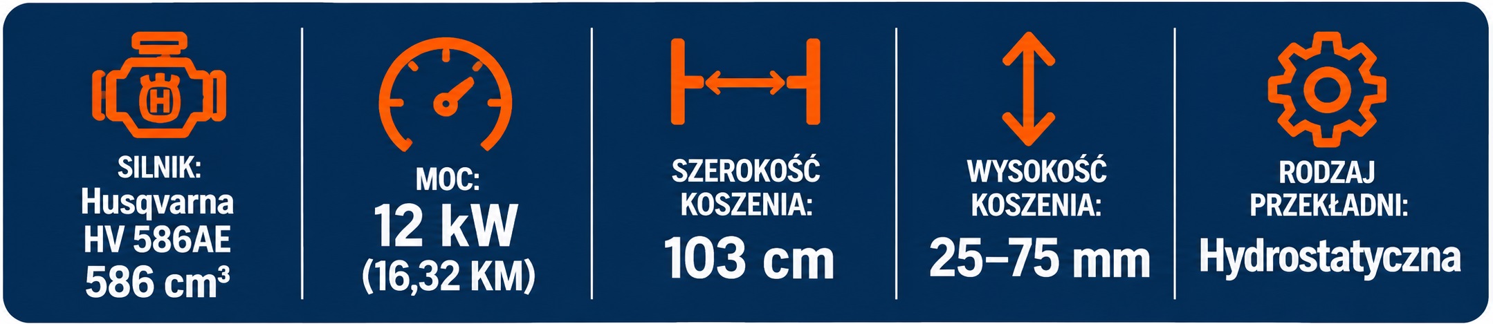 specyfikacja rider 214TC kosisko 103cm