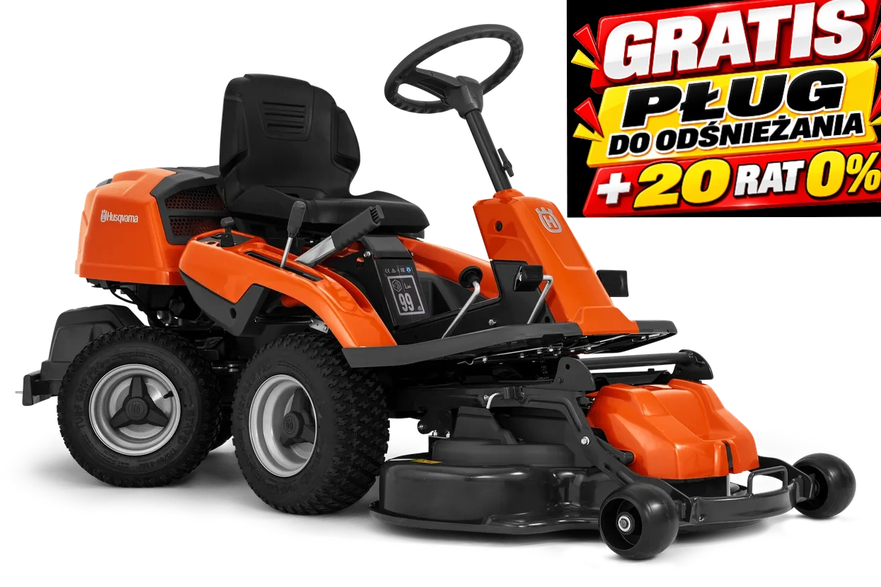 Rider R 214TC Husqvarna z zestawem tnącym Combi 94cm + Lemiesz/Przyczepka GRATIS